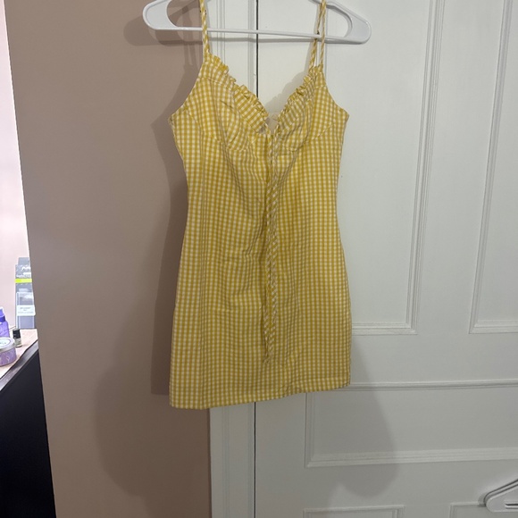 Size xs dress LA Hearts - gingham print yellow - Picture 2 of 3